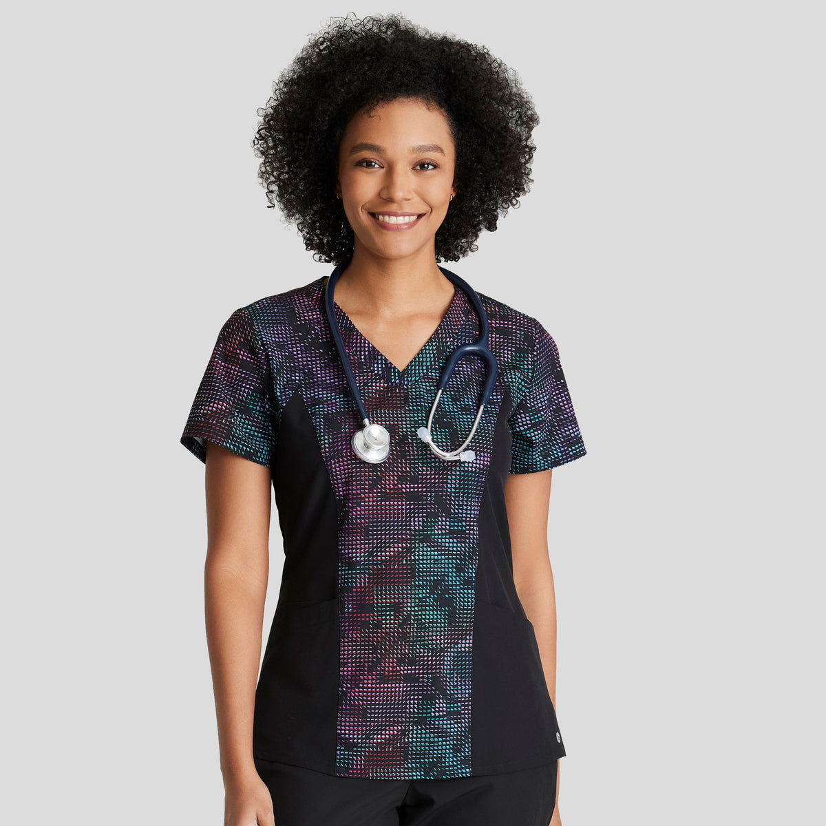Thrive Print Top | Prismatic Lights