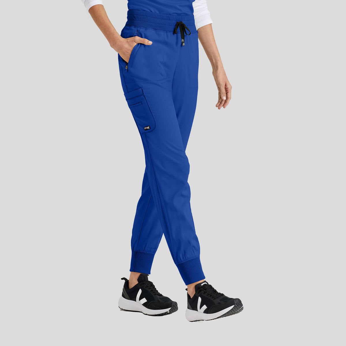 Eden 5-Pocket Mid-Rise Jogger Scrub Pant | Galaxy