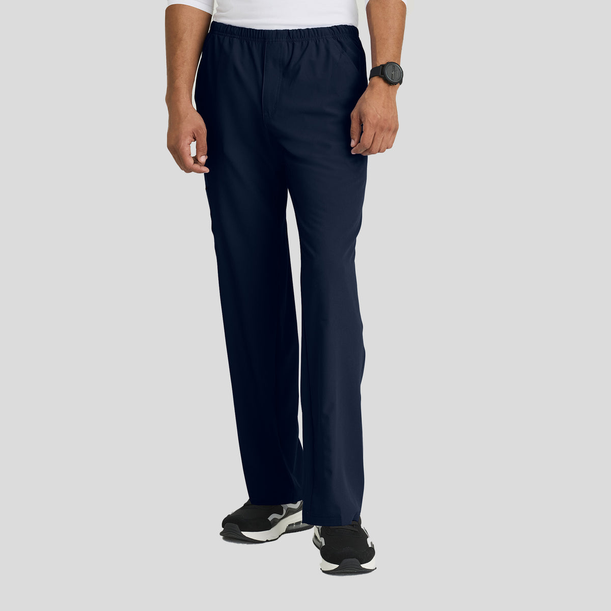Men's Structure 4-Pockets Zip-Fly Scrub Pant | Navy