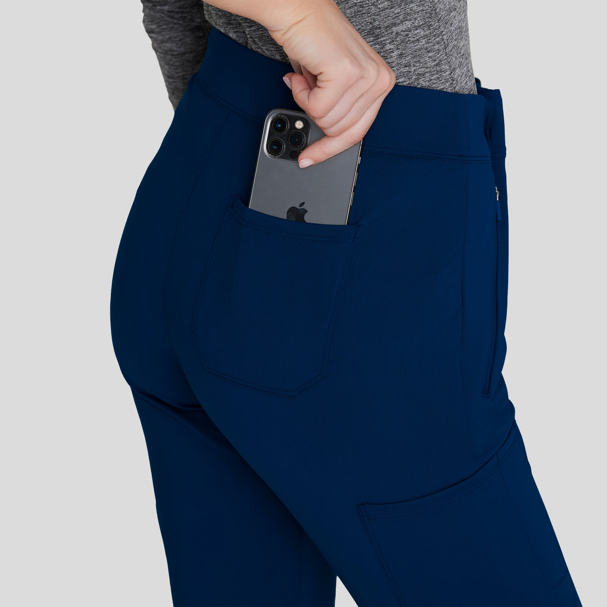 Glide 4-Pocket Fit and Flare Pant | Navy