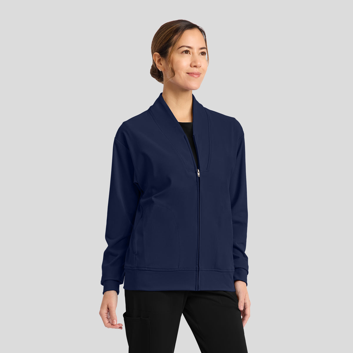 Achieve Warm-Up Scrub Jacket | Navy