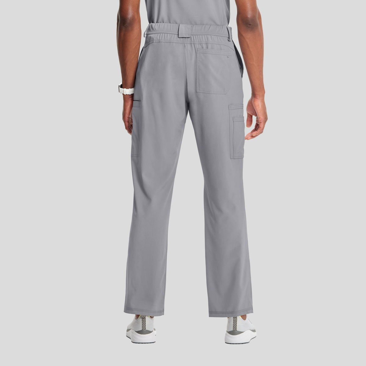 Men's Zip Fly Cargo Scrub Pant | Grey