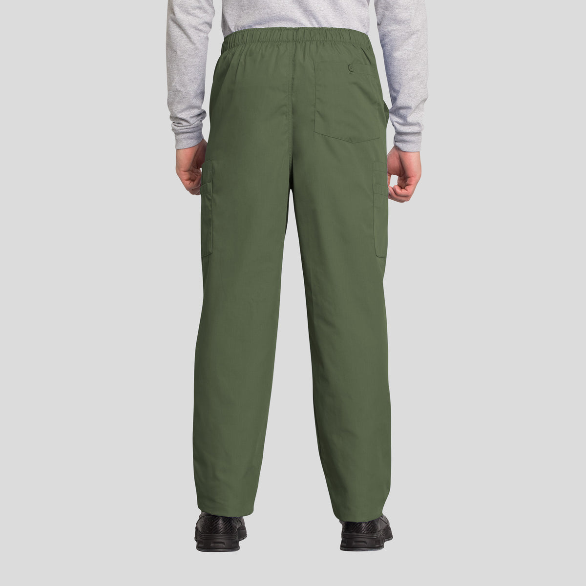 Men's Drawstring Cargo Scrub Pant | Olive