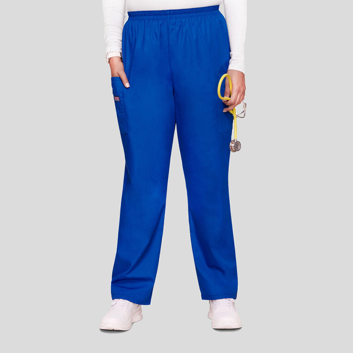 Elastic Waist Utility Scrub Pant | Royal