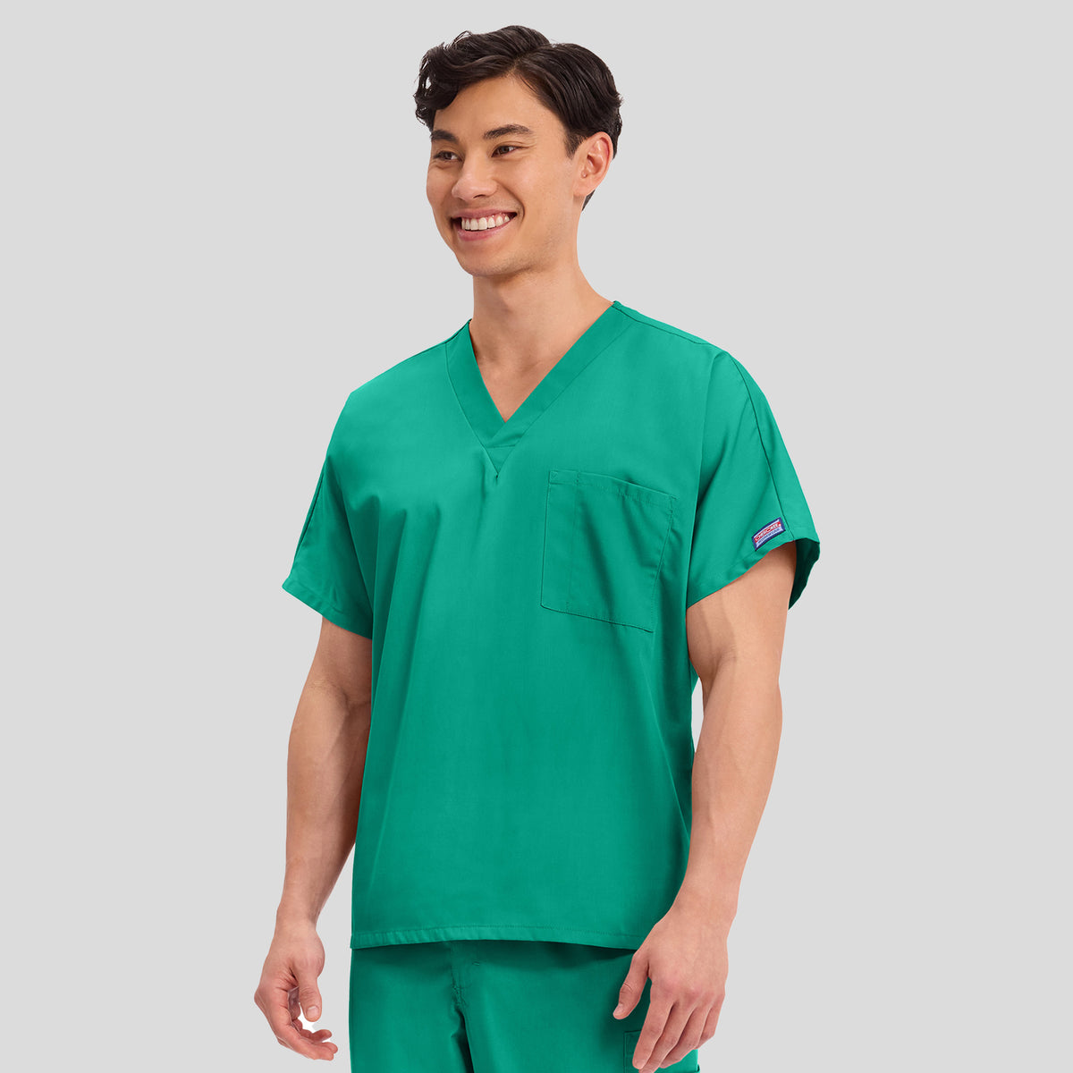Unisex V-Neck 1 Pocket | Surgical Green