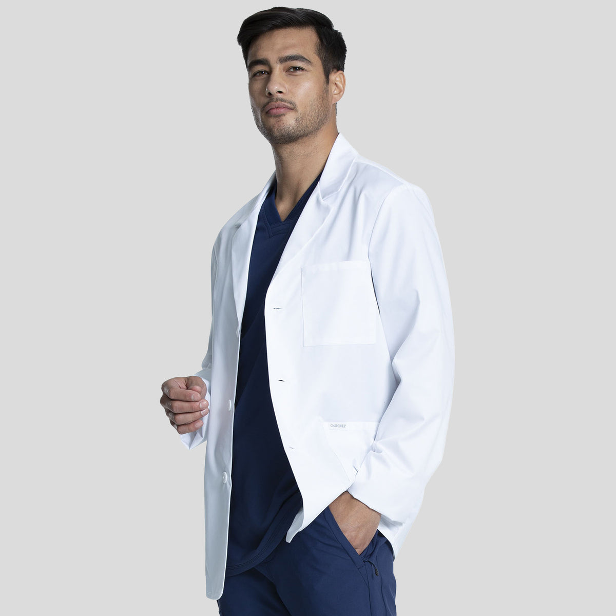 Men's Notched Consultation 30" Lab Coat