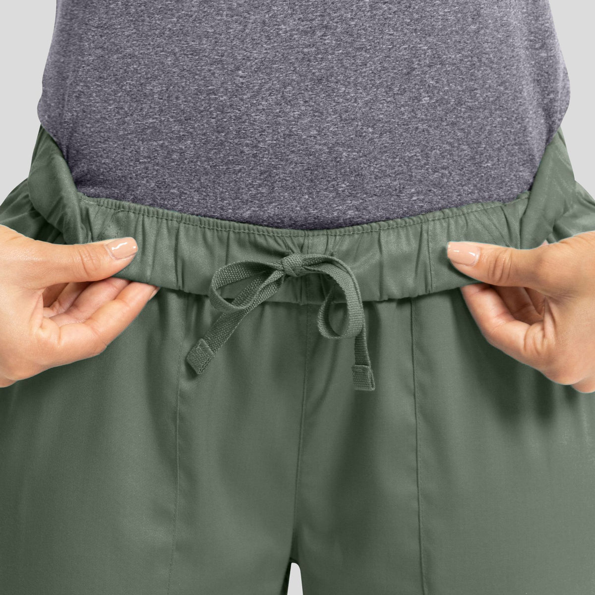 Womenβs Elastic Waist Pant | Olive