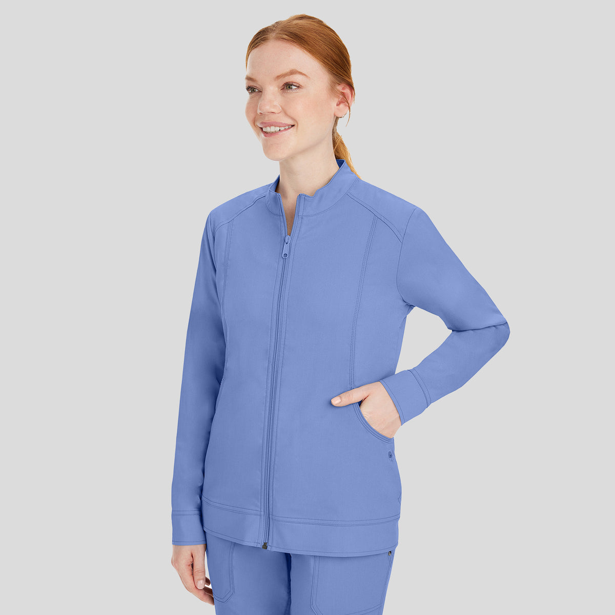 Dakota Zip Front Scrub Jacket | Ciel