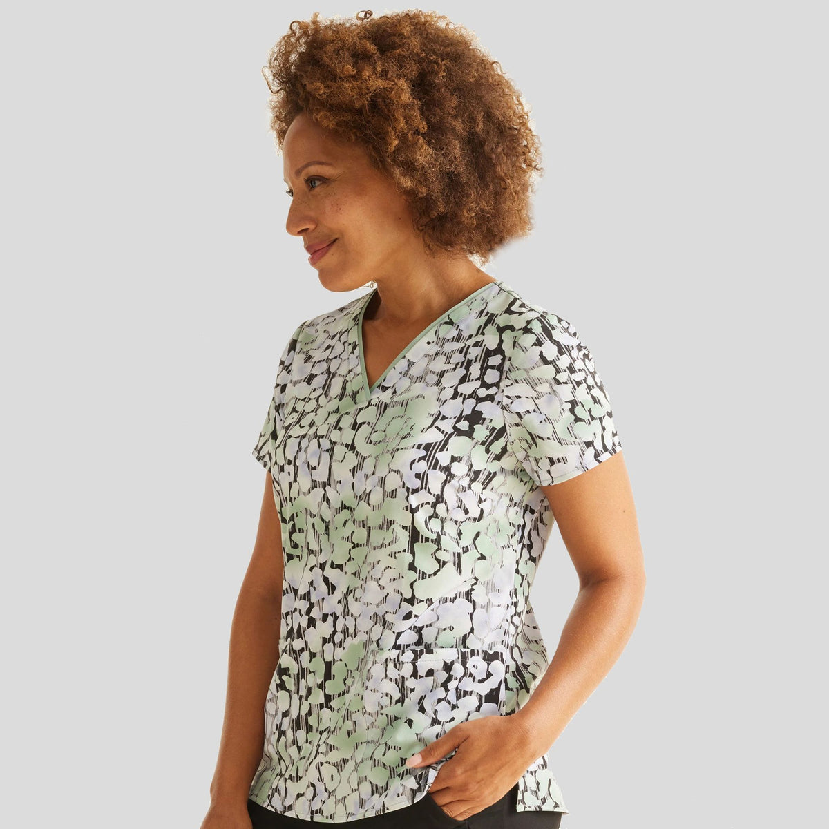 Amanda Transitional Skin Print Top