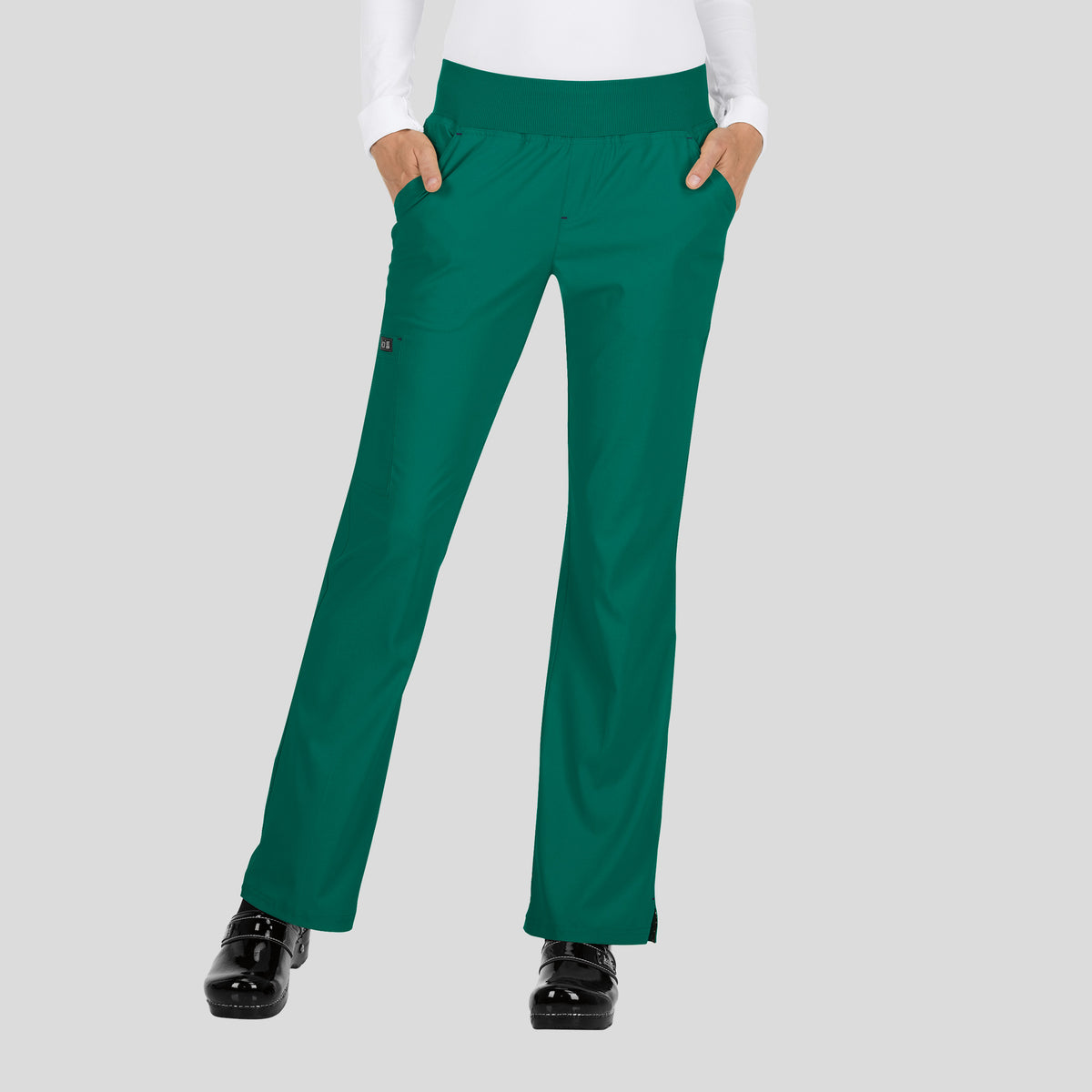 Laurie Women's 6-Pocket Yoga-Style Scrub Pants | Hunter