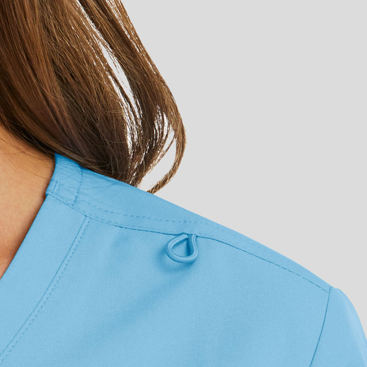 Women's Mock Wrap Top | Turquoise