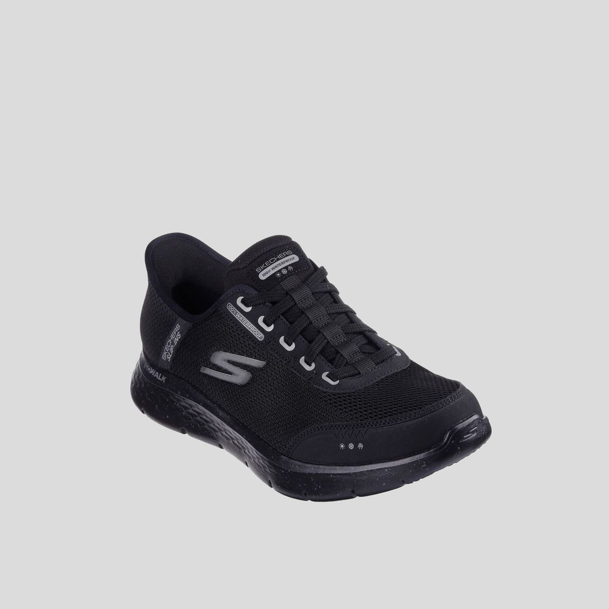 Skechers Slip-ins: GO WALK Flex - Waterproof | Black