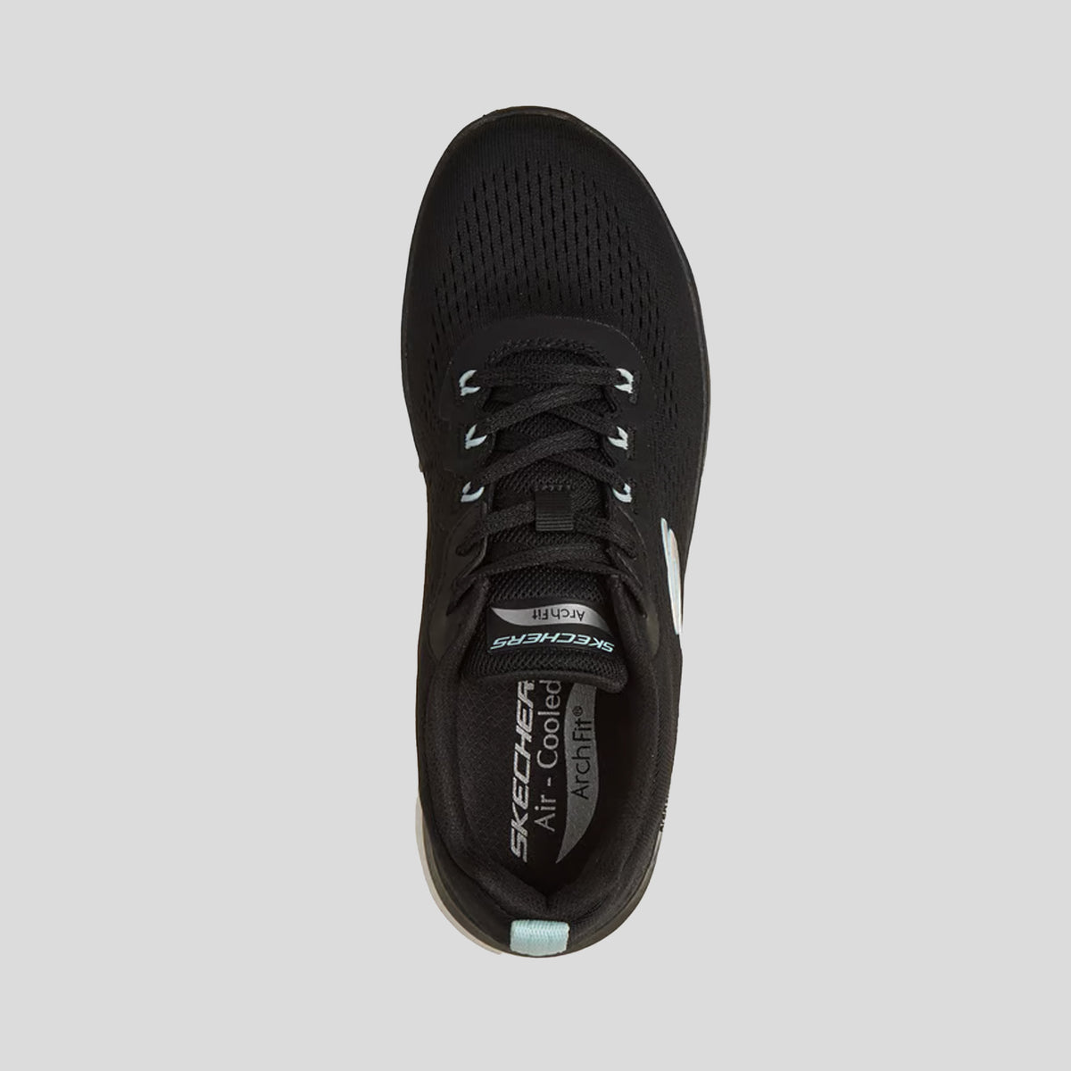 Women's Arch Fit Summits - Daily Flow | Black/Lt Blue