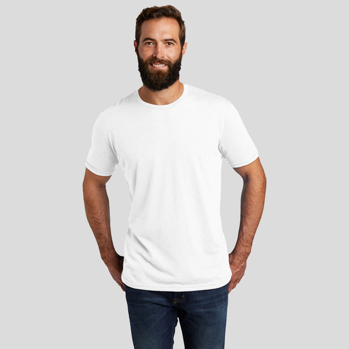 Unisex Tri-Blend Tee | Bright White