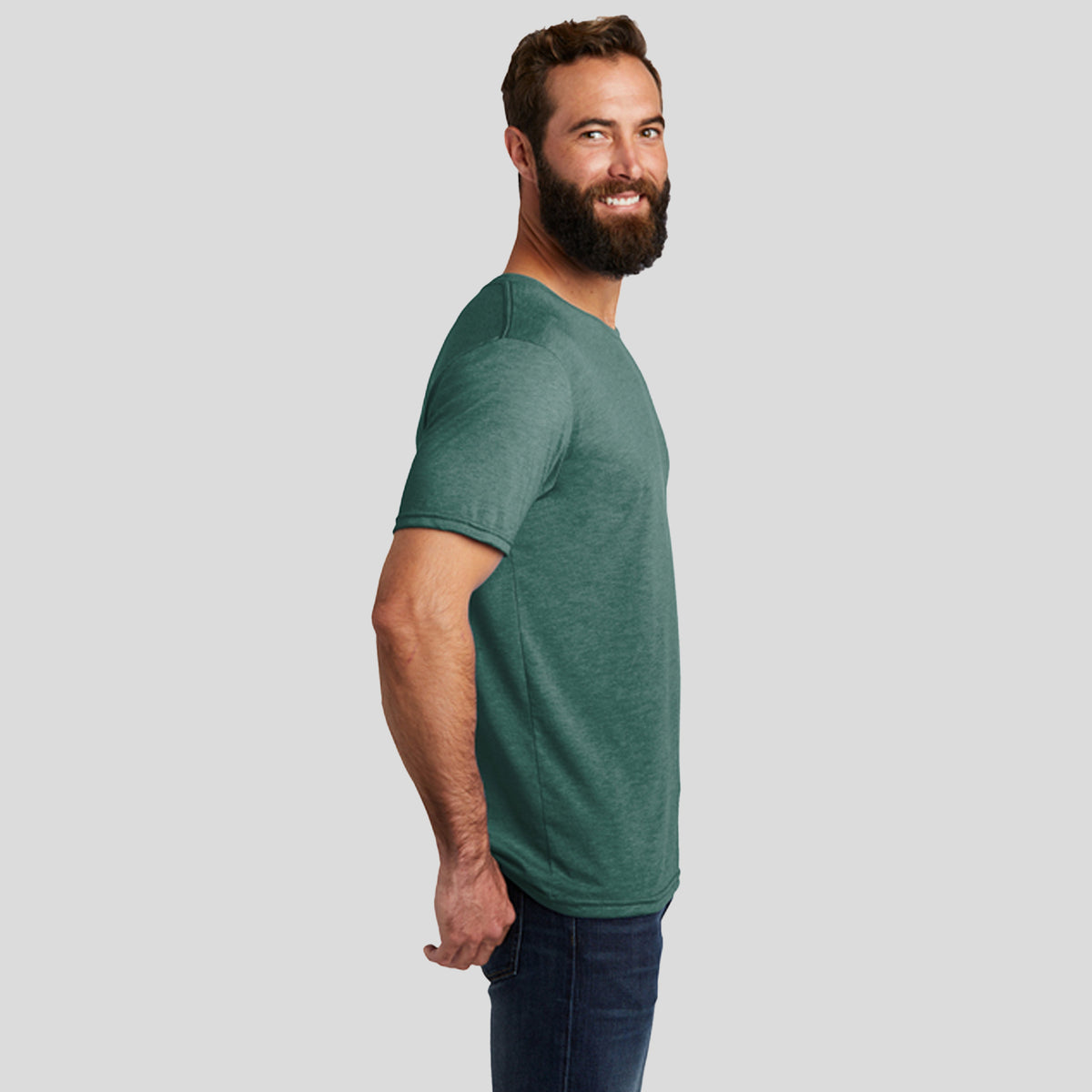 Unisex Tri-Blend Tee | Deep Sea Green