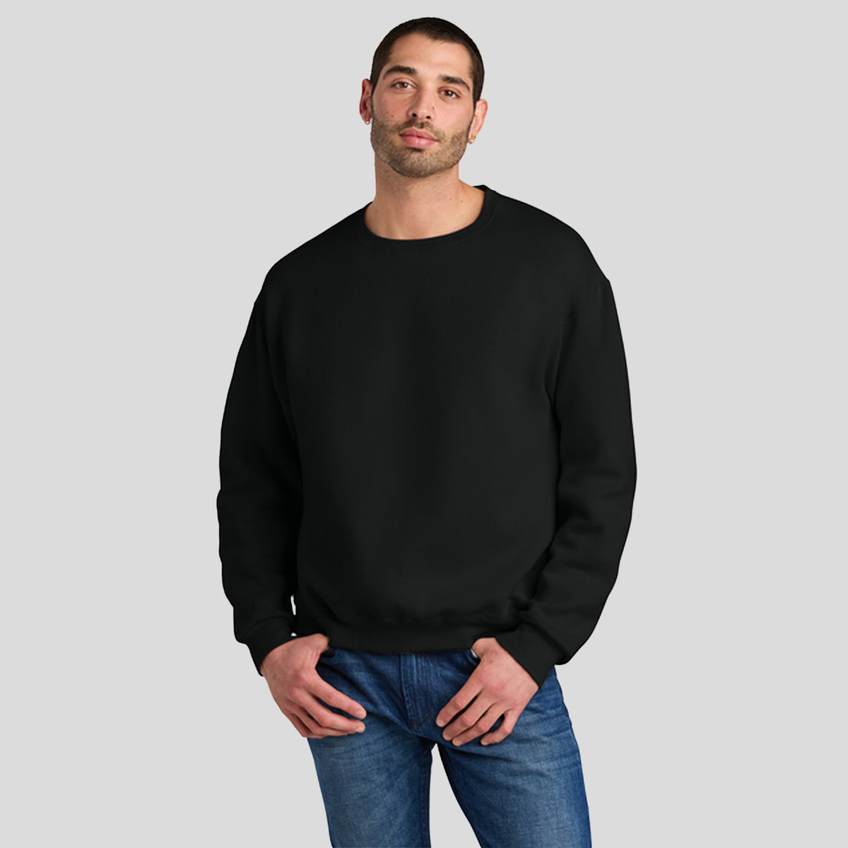 Ruggedâ„¢ Unisex Crewneck Sweatshirt | Black Ink