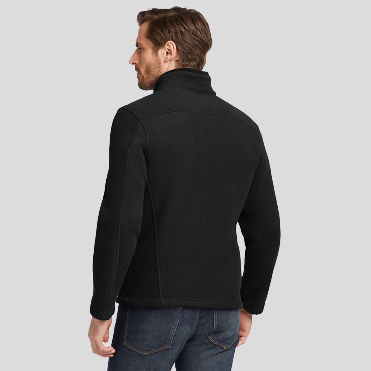 Full-Zip Fleece Jacket | Black