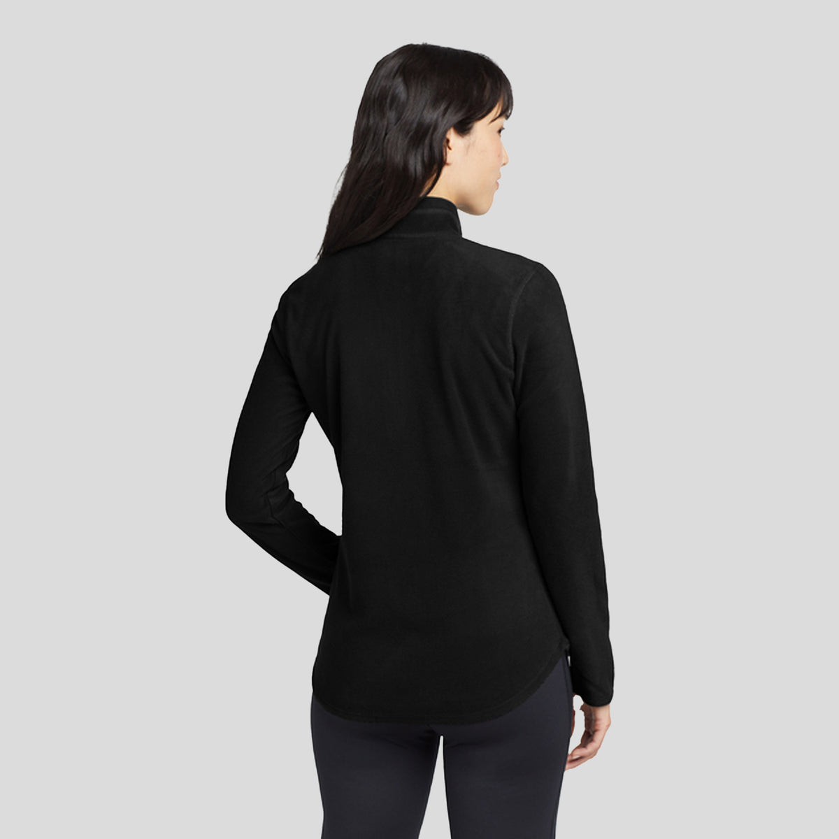 Women's 1/2-Zip Microfleece Jacket | Black
