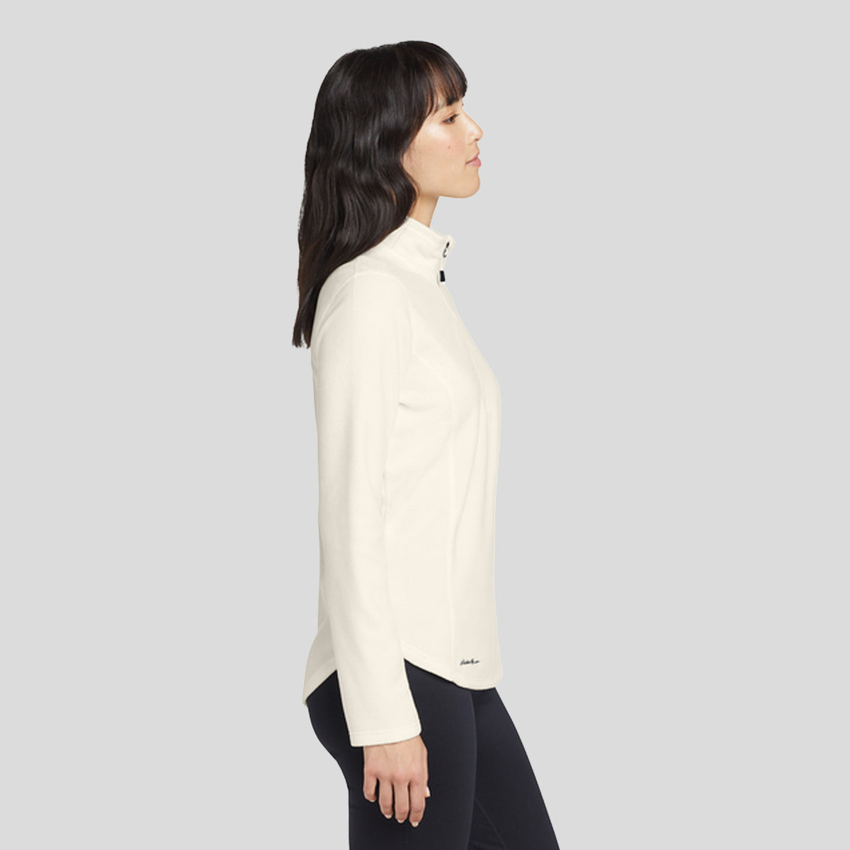 Women's 1/2-Zip Microfleece Jacket | Ivory