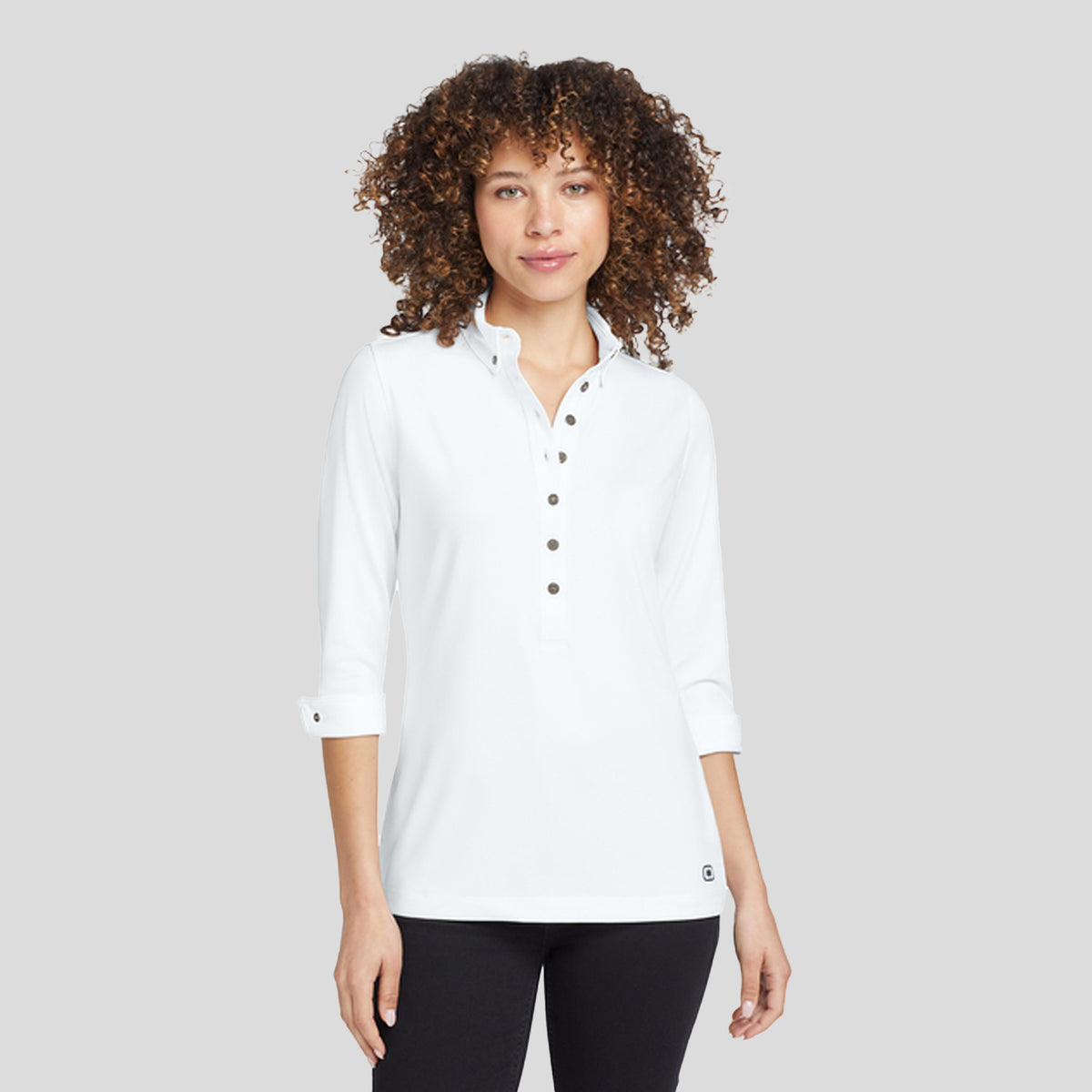 Women's Gauge Polo | White