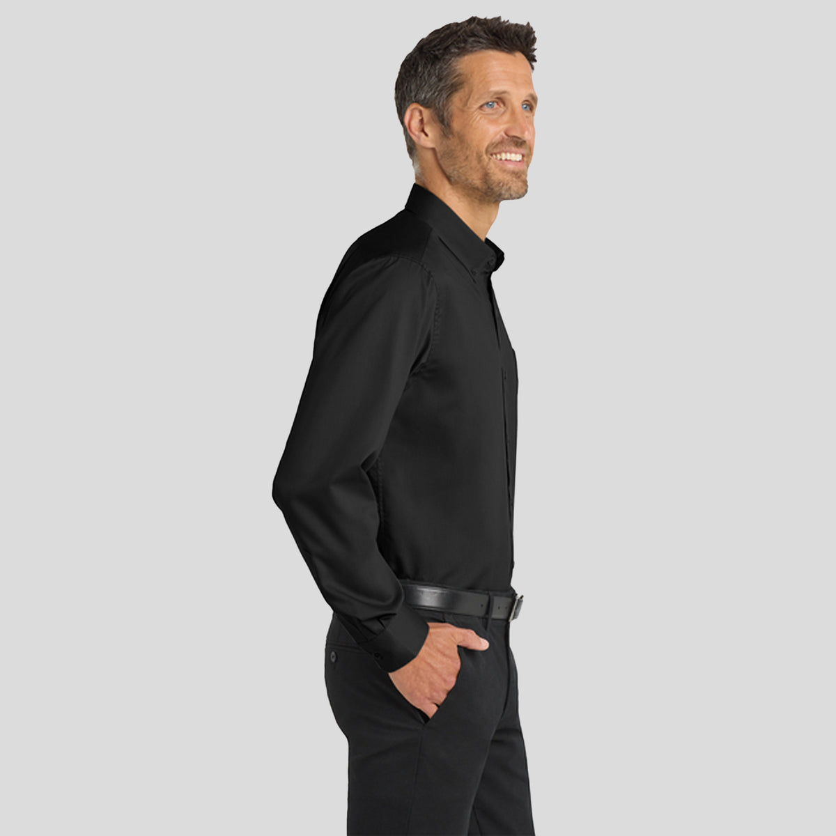 Tall SuperPro™ Twill Shirt | Black