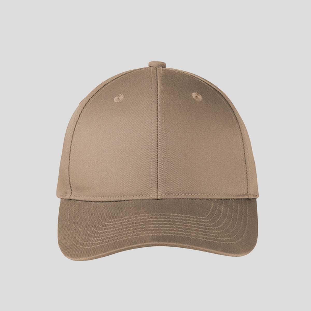 Snapback Fine Twill Cap | Khaki