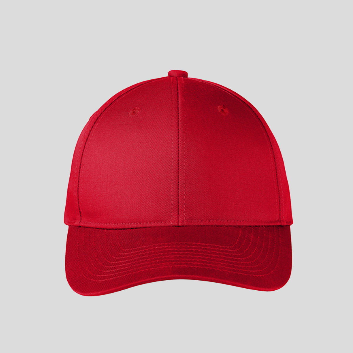 Snapback Fine Twill Cap | Red