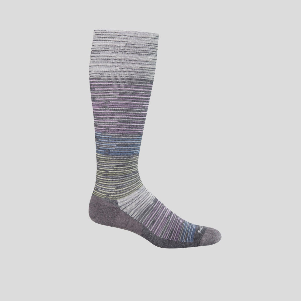 Good Vibes Moderate Graduated Compression Socks | Mushroom