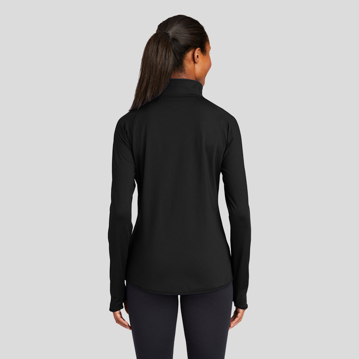 Women's Sport-Wickยฎ Stretch 1/4-Zip Pullover | Black