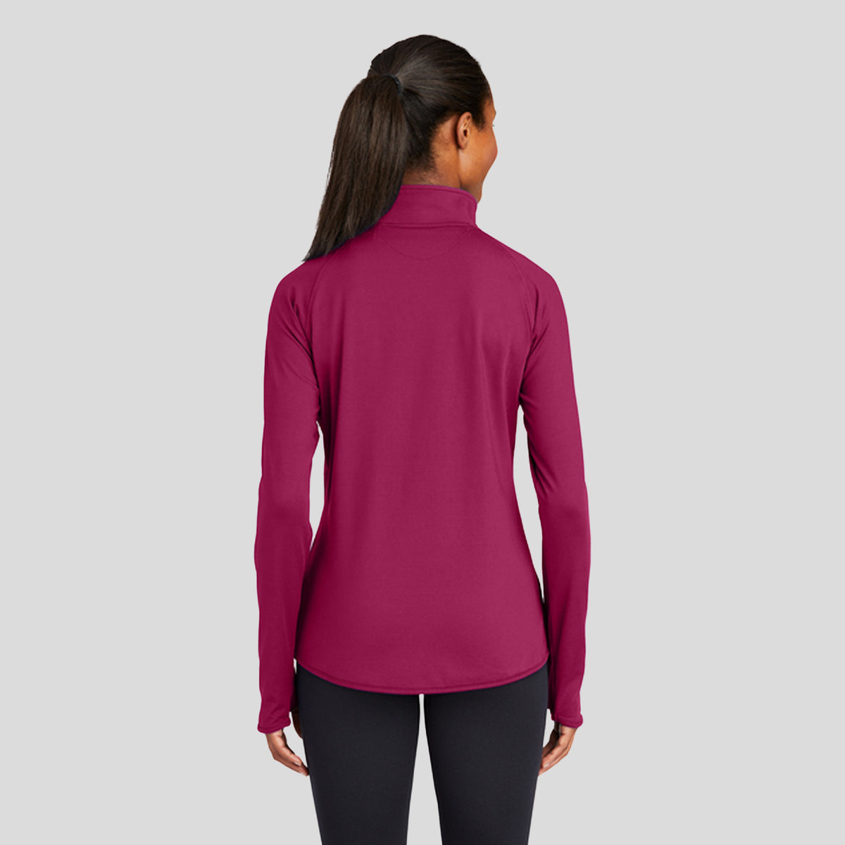 Women's Sport-Wickยฎ Stretch 1/4-Zip Pullover | Pink Rush