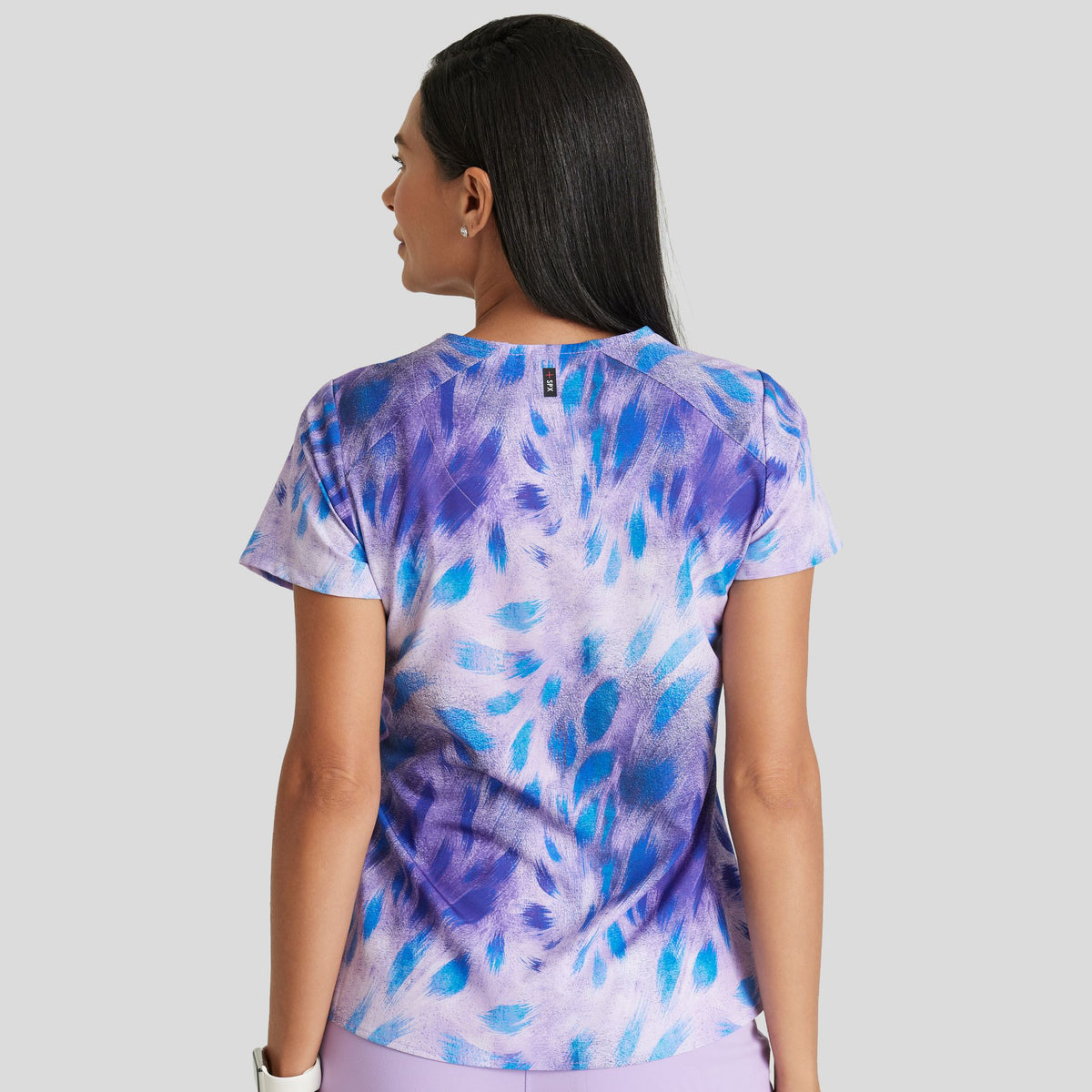 Ella Print Top | Electric Peacock