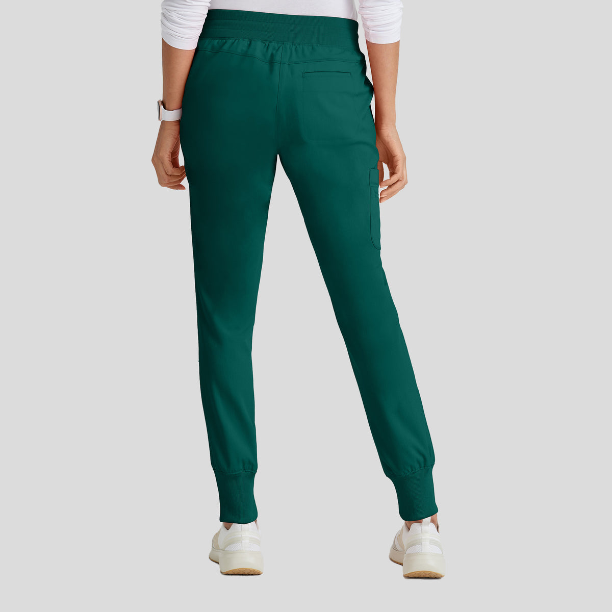 Eden 5-Pocket Mid-Rise Jogger Scrub Pant | Hunter