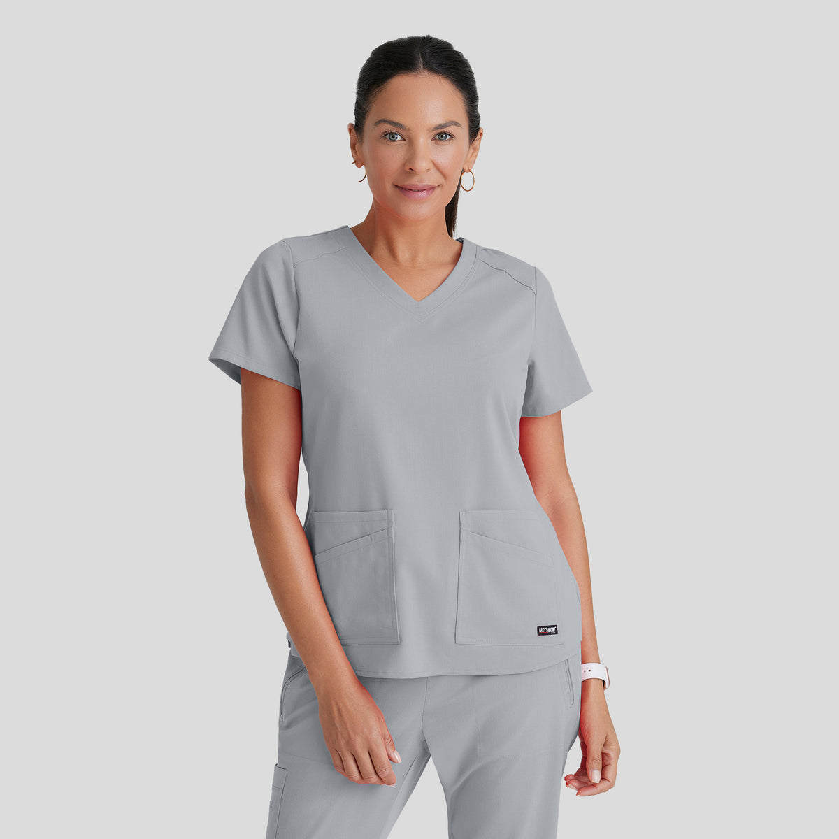 Emma 4-Pocket V-Neck Scrub Top | Moonstruck