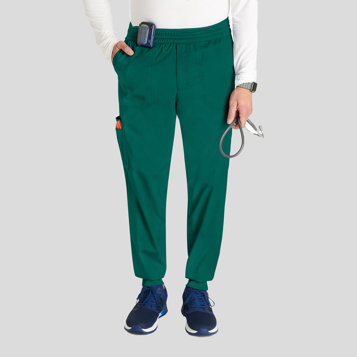 Men's Mesh Trim Jogger Scrub Pant | Hunter