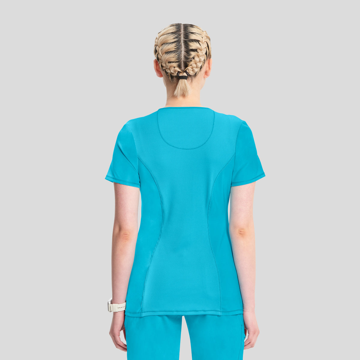 Women's Round Neck Top | Turquoise