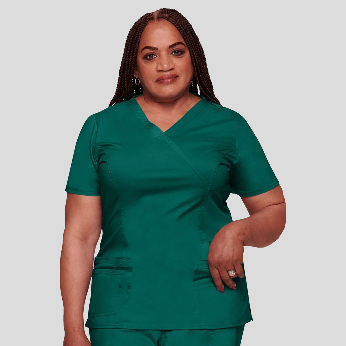 Women's Mock Wrap Princess Seam | Hunter