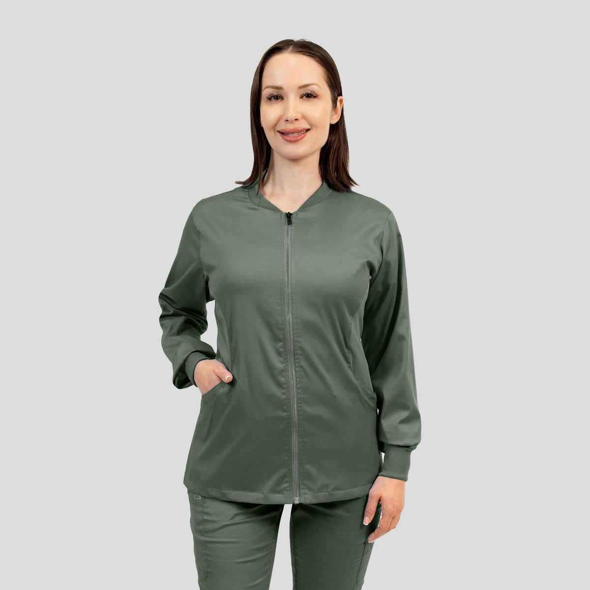 Women’s Zip Jacket | Olive