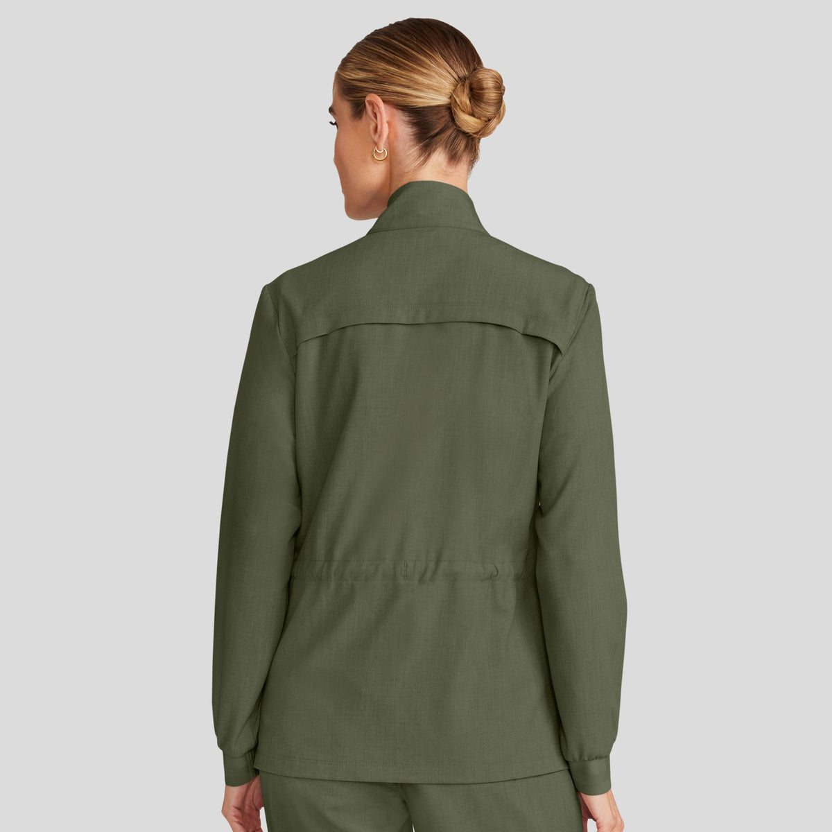 Women's Brooks Utility Scrub Jacket | Olive
