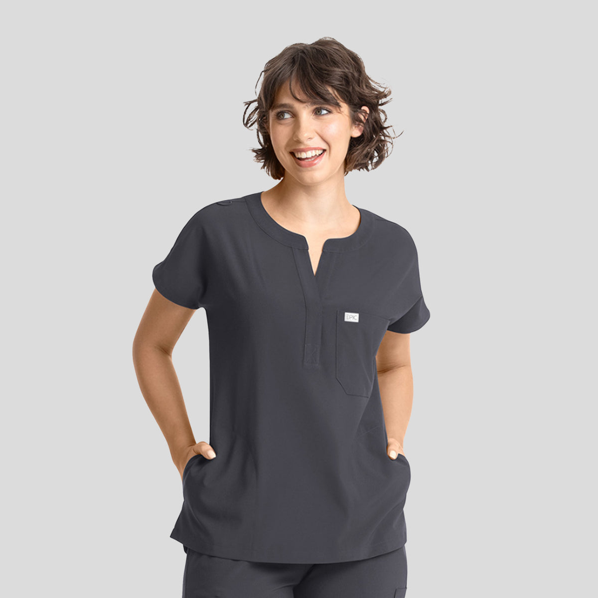 Women’s Dolman 3 Pocket Top | Pewter