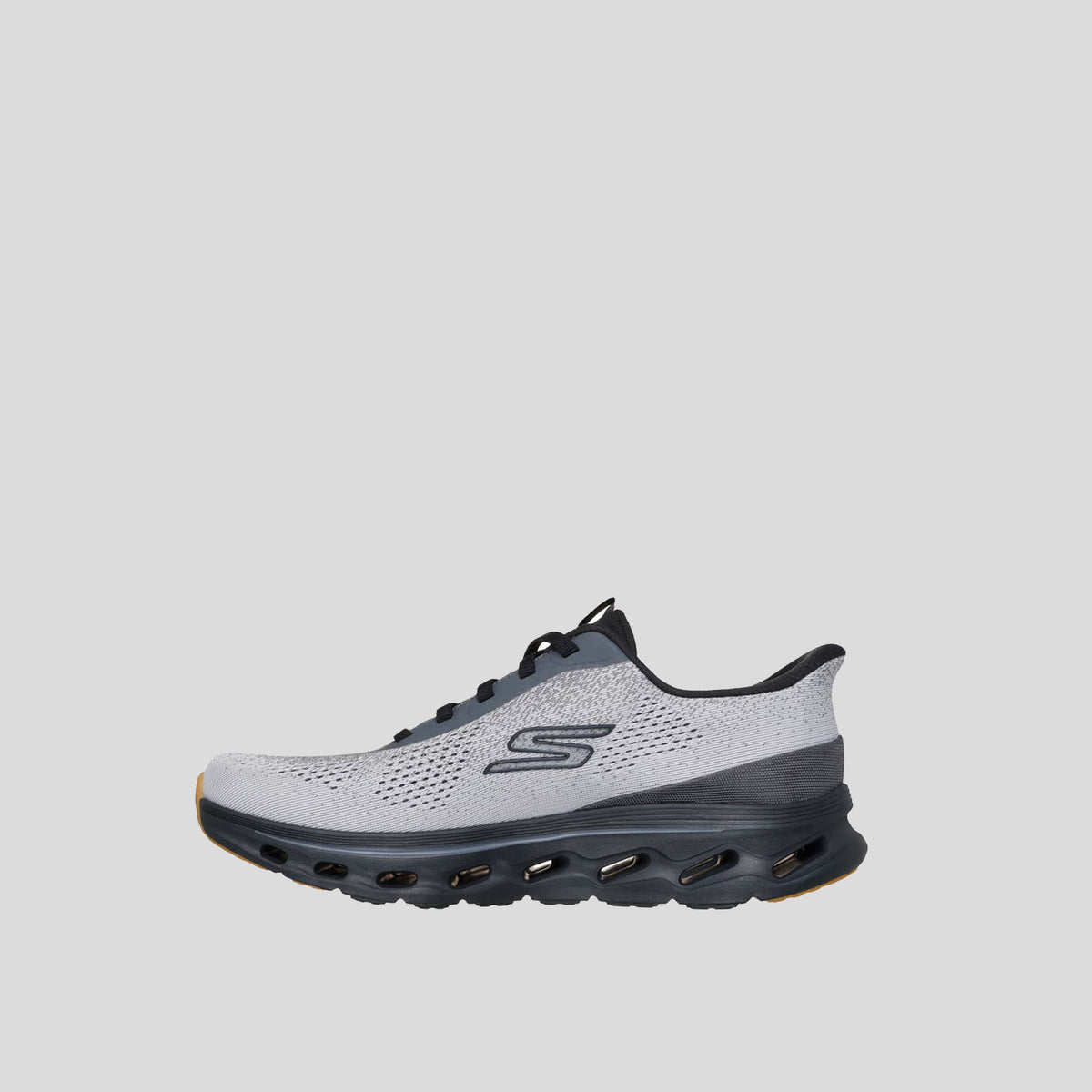 Men's Skechers Slip-ins: GO WALK Glide-Step 2.0 - Maser | Grey/Black