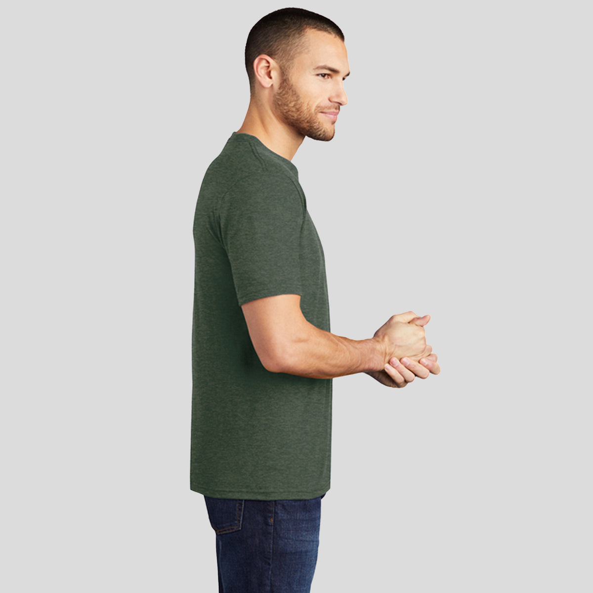 Perfect Tri® Tee | Heathered Forest Green