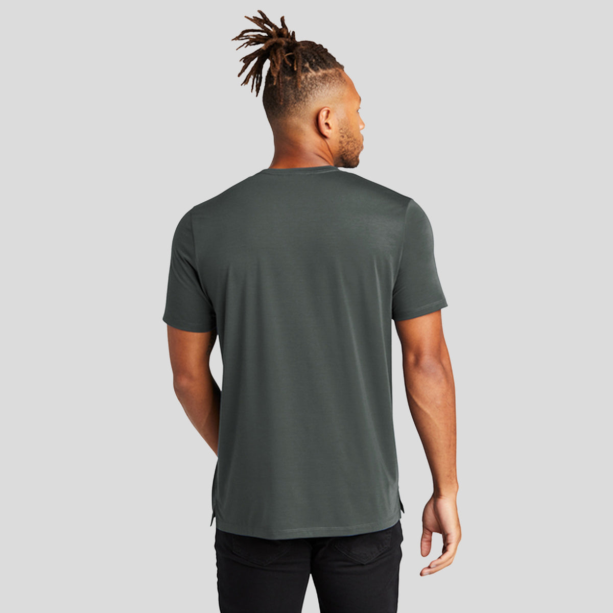 Stretch Jersey Crew | Anchor Grey