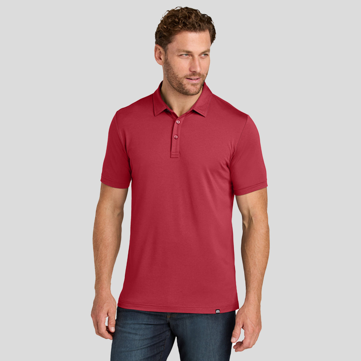 Glenview Solid Polo | Scooter Red