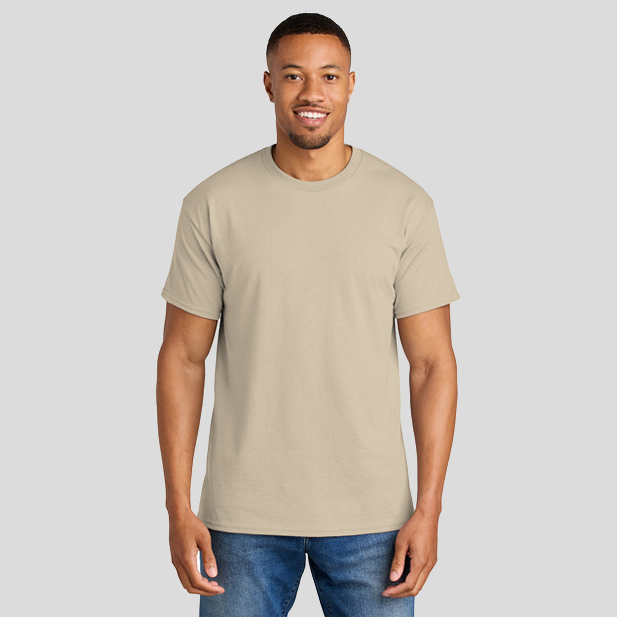 Gildan® DryBlend® 50 Cotton/50 Poly T-Shirt | Sand