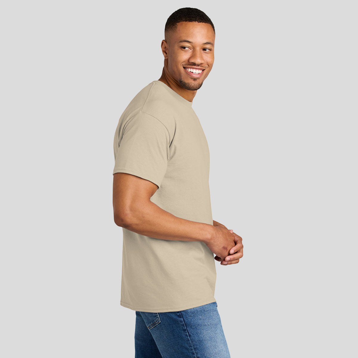 Gildan® DryBlend® 50 Cotton/50 Poly T-Shirt | Sand