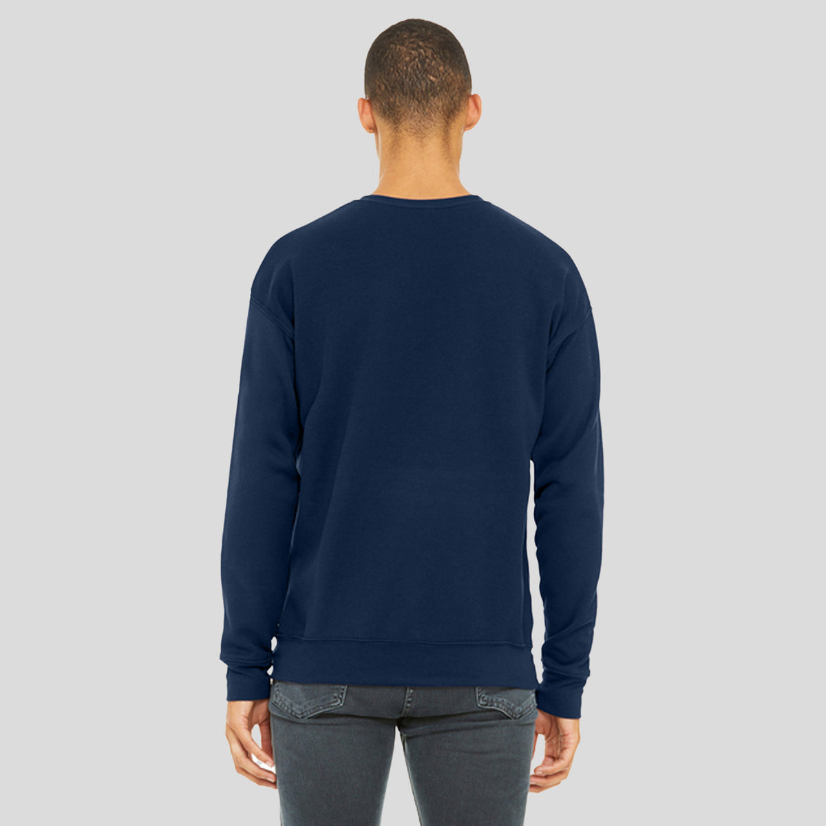 Unisex Sponge Fleece Drop Shoulder Sweatshirt | Navy