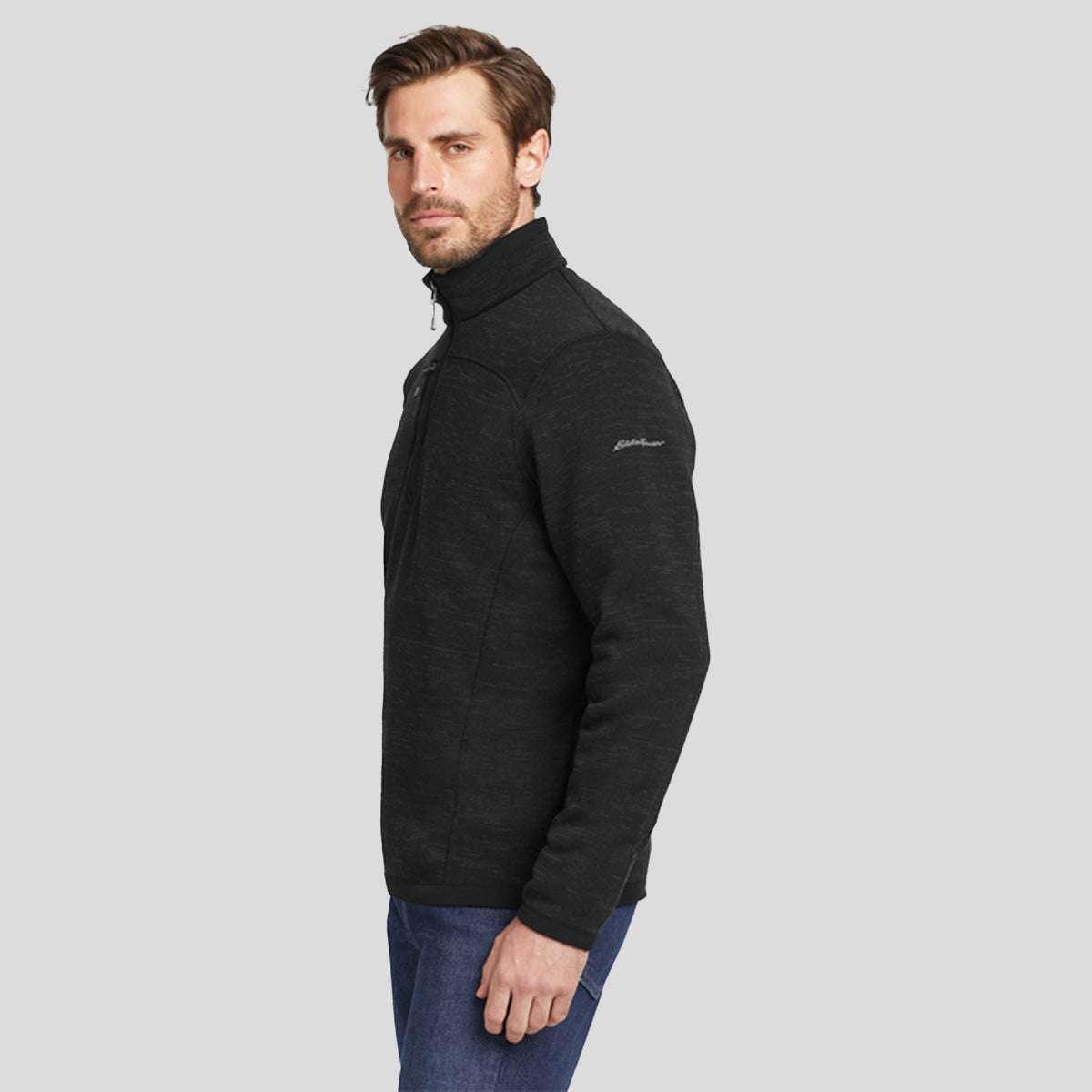 Sweater Fleece 1/4-Zip | Black