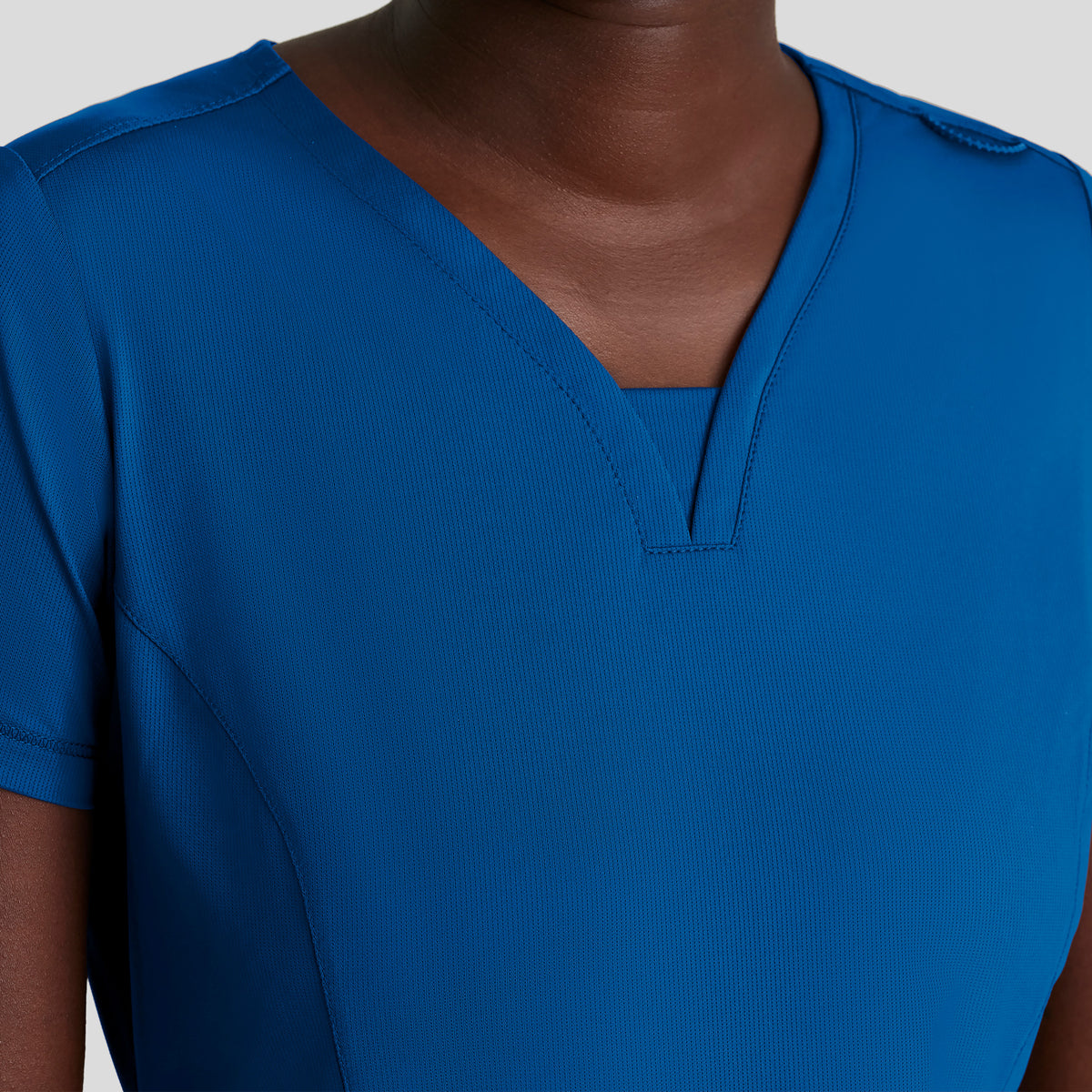 Serene 3-Pocket V-Neck Top | Royal