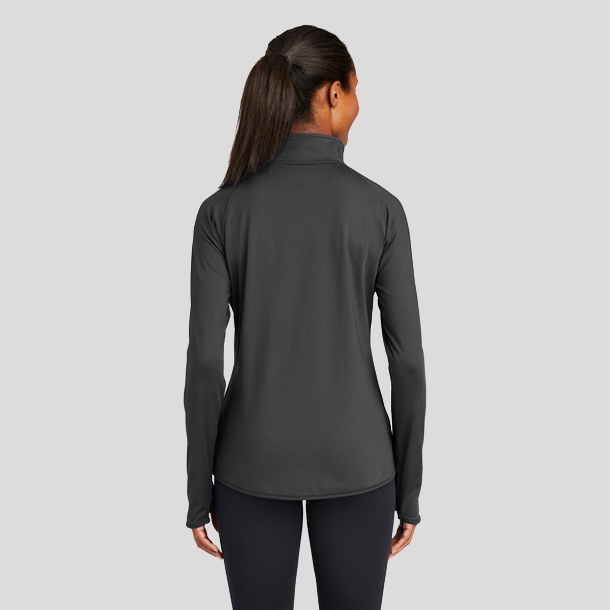 Women's Sport-Wick® Stretch 1/4-Zip Pullover | Charcoal Grey
