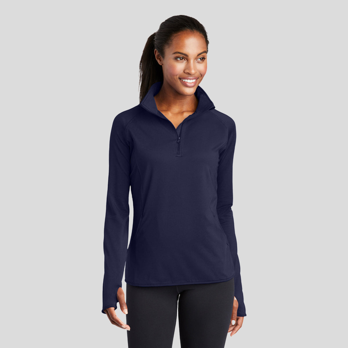Women's Sport-Wick® Stretch 1/4-Zip Pullover | Navy